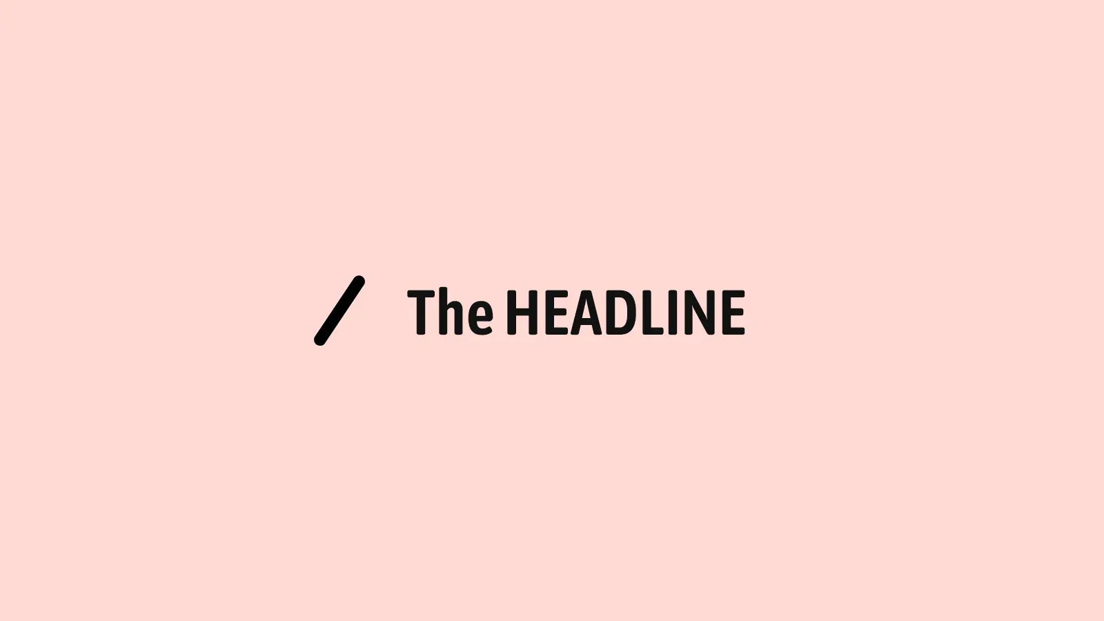 The HEADLINEのロゴ